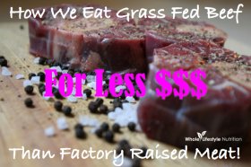 grass fed beef on a budget | WholeLifestyleNutrition.com