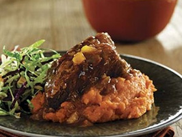 Slow Cooker Beef brief Ribs with Ginger-Mango Barbecue Sauce Ingredients: 5